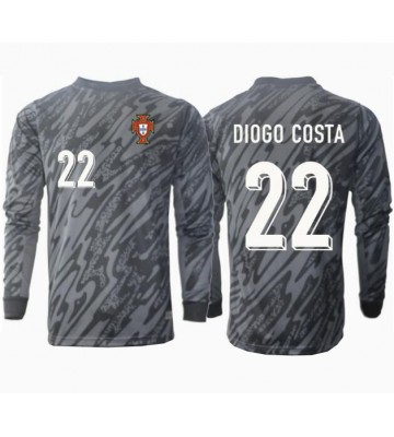 Portugal Diogo Costa #22 Målvakt Bortatröja EM 2024 Långärmad